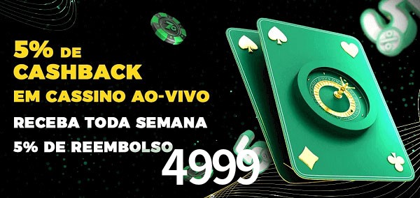 Promoções do cassino ao Vivo 4999